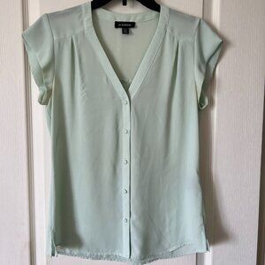 Le Chateau Mint Blouse NWT
